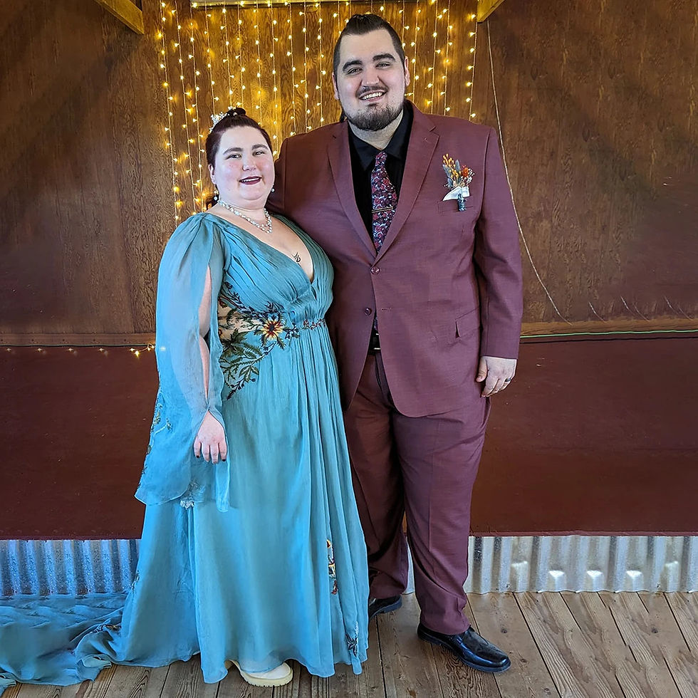 Thumbnail: Boho Floral Embroidered Wedding Dress | A-Line Chiffon Bridal Gown with Flare Sl