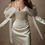 Thumbnail: V-Neck Mermaid Wedding Dress with Spaghetti Straps