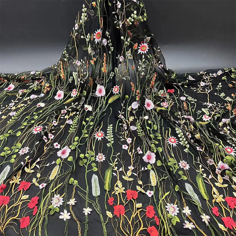 Thumbnail: Sweetheart Embroidered Wildflower Wedding Dress with Cap Sleeves and Lace-Up Cor