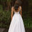 Thumbnail: Simple Elegance Satin A-Line Wedding Dress - Scoop Neck Tank Sleeveless Bridal G
