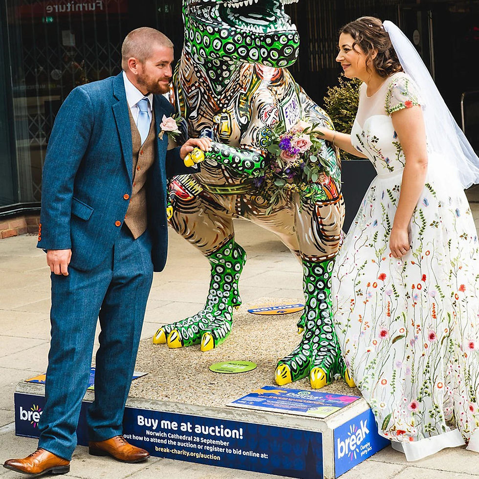 Thumbnail: Sweetheart Embroidered Wildflower Wedding Dress with Cap Sleeves and Lace-Up Cor