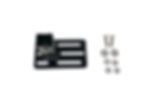 Thumbnail: EXR B12 Universal Click-In Bracket, 2.6"x4.5", 1/4" bolt holes - SITS PARALLEL