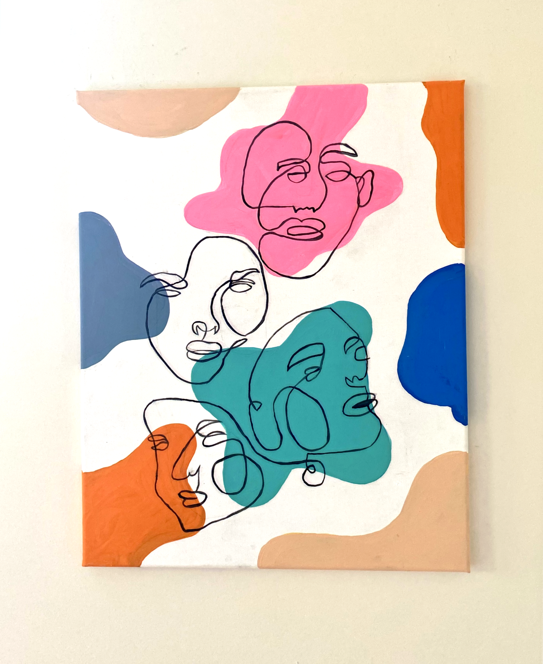 Abstract Face Colors