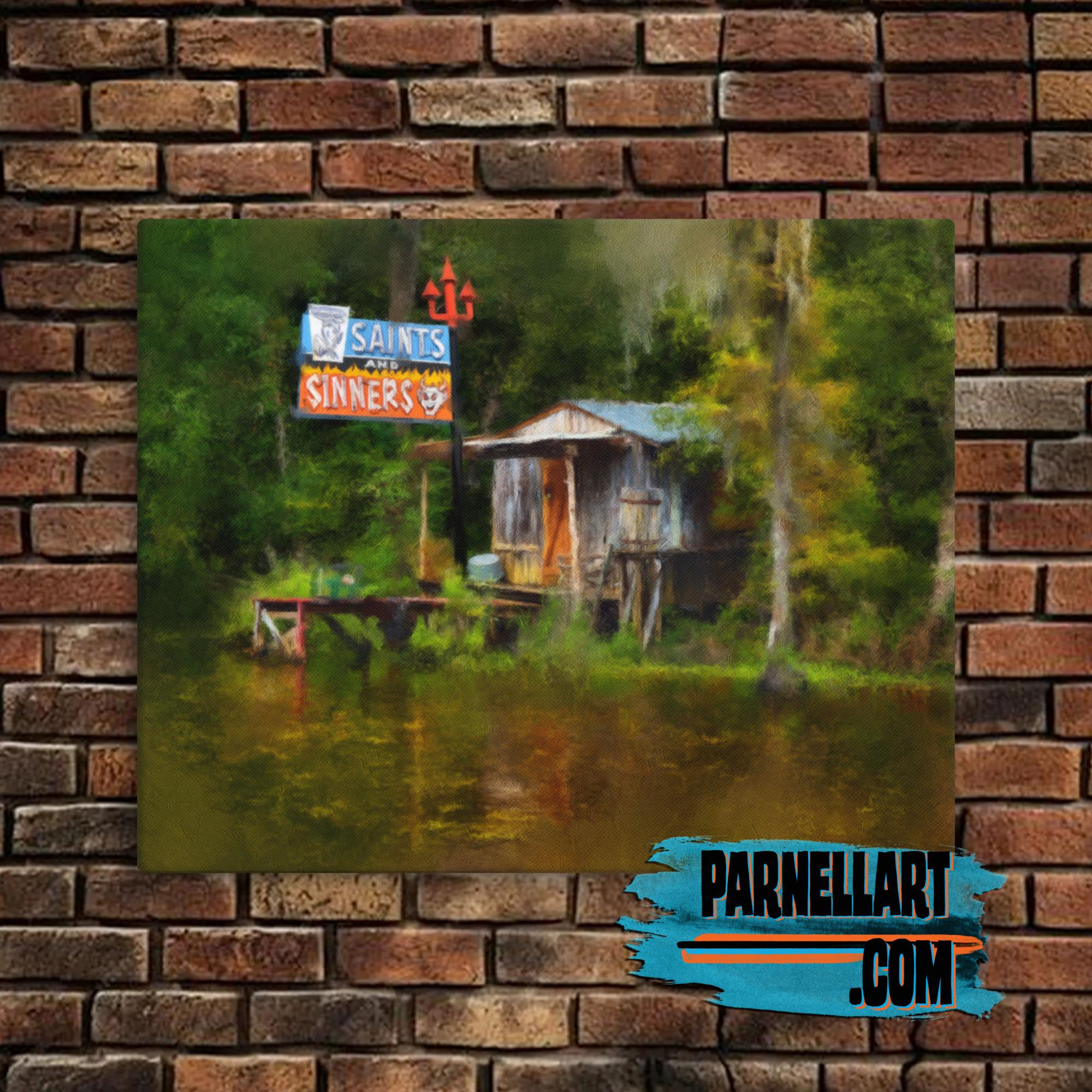 Saints and Sinners - canvas print