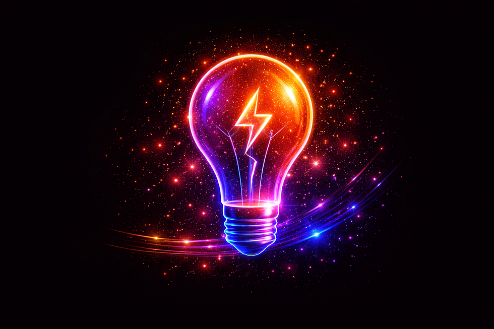 Lightbulb icon representing creative branding and strategic ideas