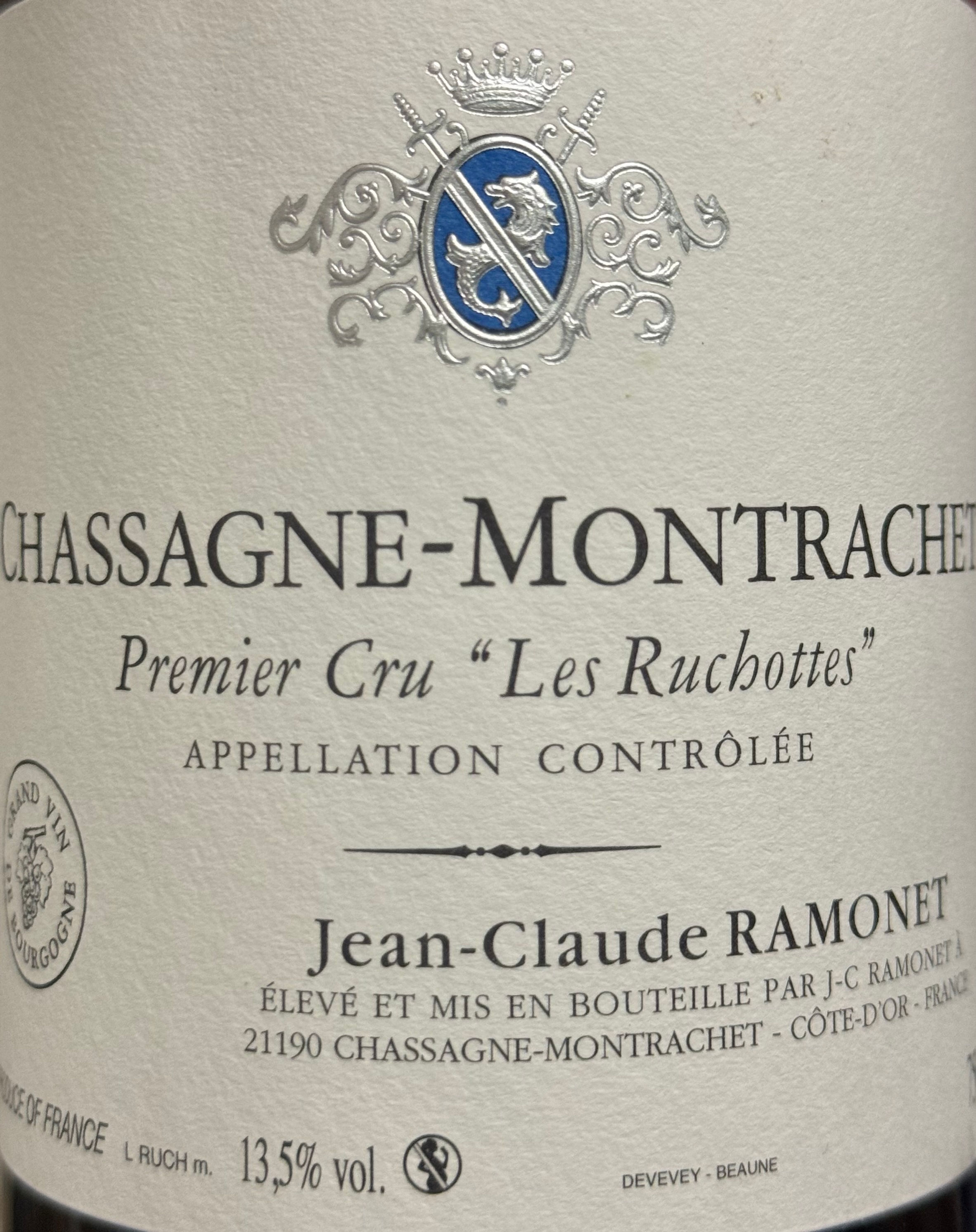 Chassagne-Montrachet 1er Cru "Ruchotte" 2023 RAMONET Blanc