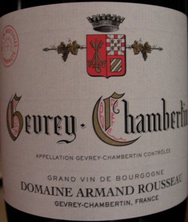 Gevrey-Chambertin 2016 A.ROUSSEAU Rouge