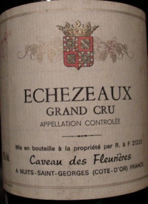 Echézeaux Grand Cru 1990 S.JAVOUHEY Rouge