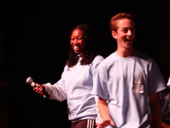 Laugh Yoga at Freshmen Retreat
