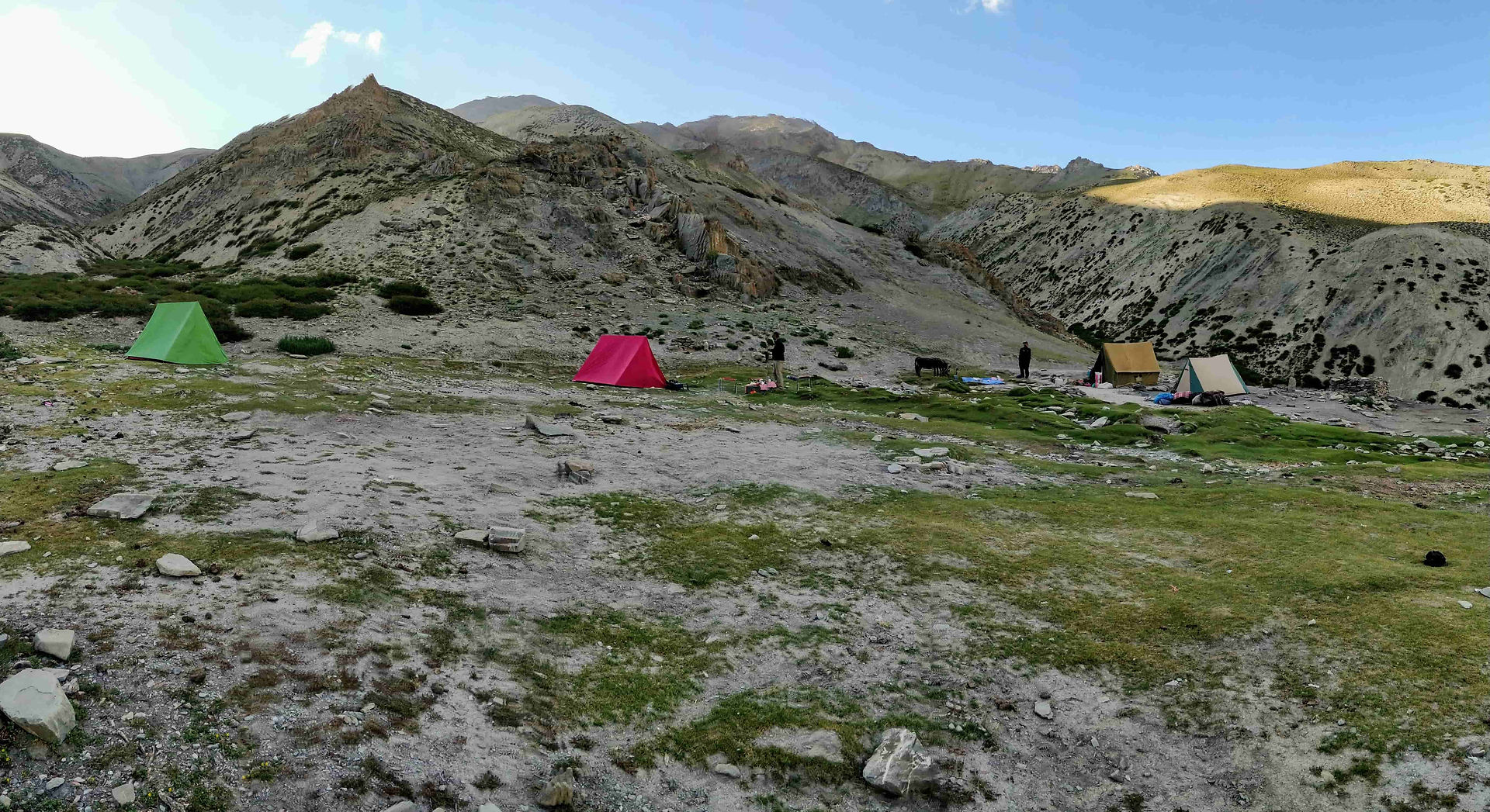 Campsite for the day