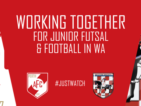 Perth AFC & Western Knights Working Together.