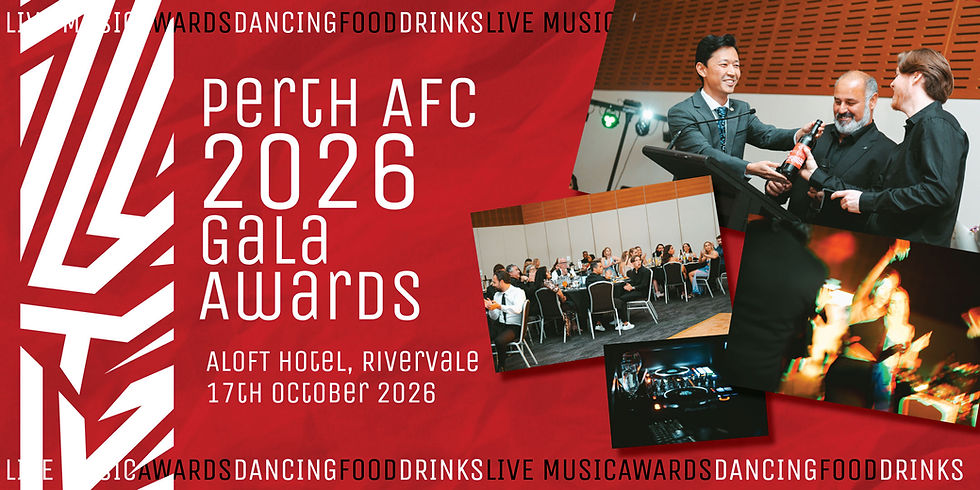 Perth AFC 2026 Gala Awards Night