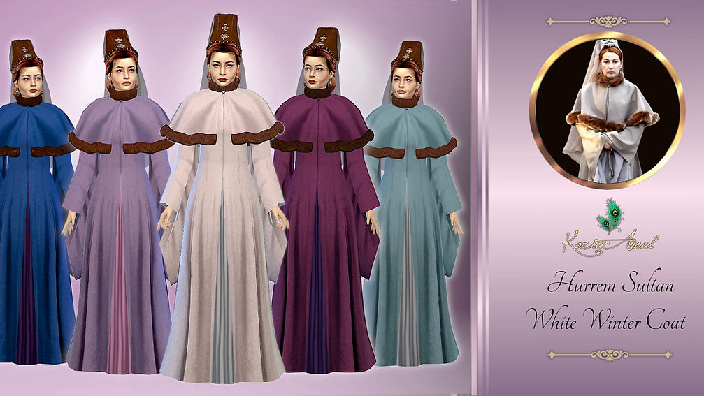 ☃ Hurrem Sultan White Winter Coat ☃