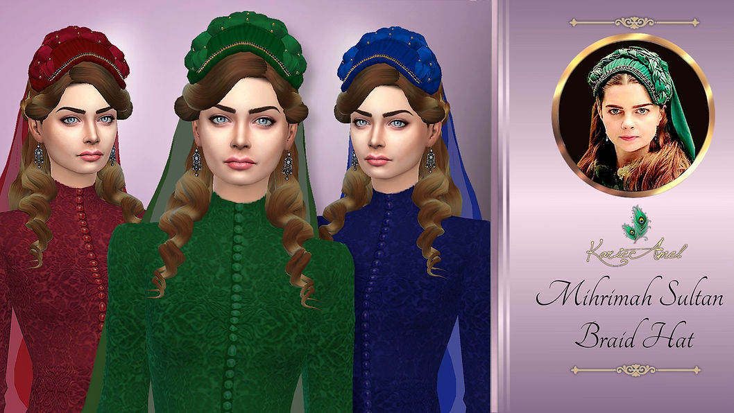 🧶Mihrimah Sultan Satin Braid Hat 🧶
