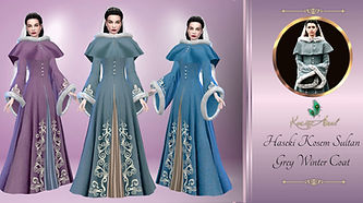 ❄ Haseki Kosem Sultan Grey Winter Coat ❄.jpg