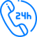 Icon Phone 24h call