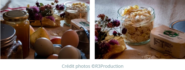 Arranged Food and Objects