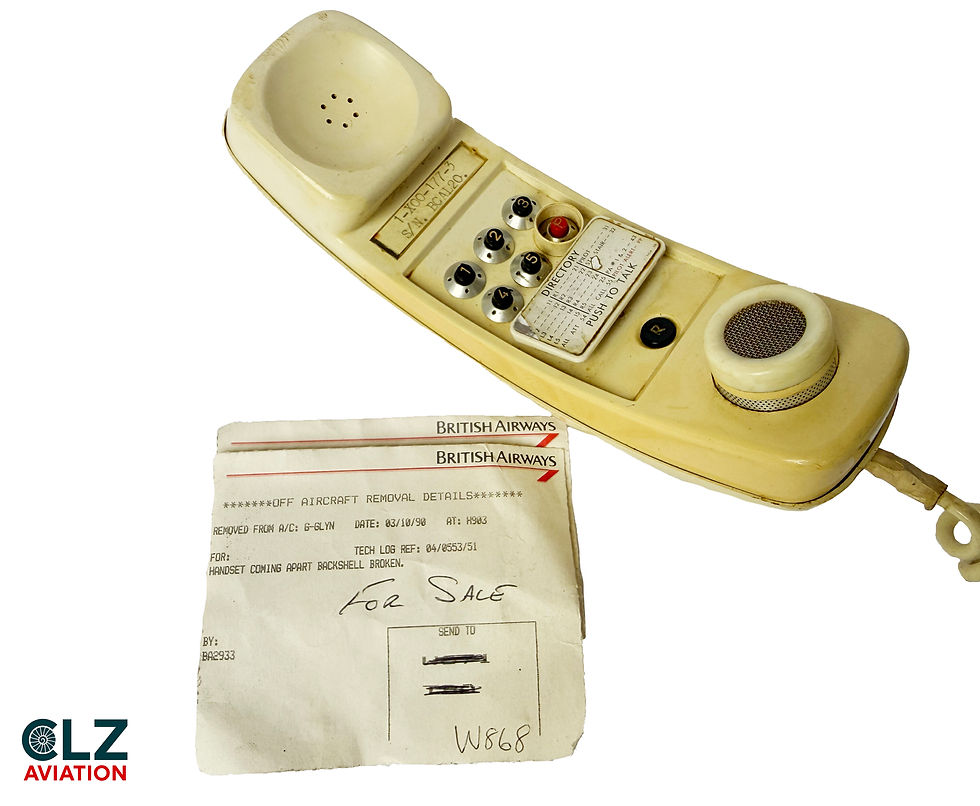 British Caledonian Boeing 747-200 G-GLYN Cabin Interphone