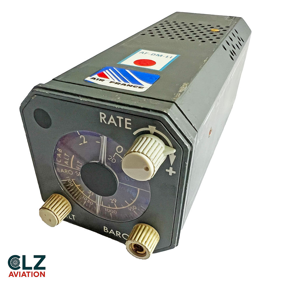 Air France Airbus A300 Cabin Altitude Cockpit Gauge