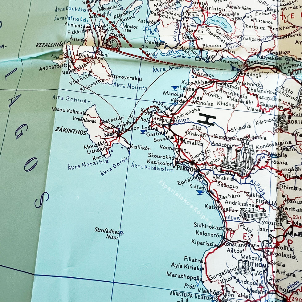 Thumbnail: East African Airways VC-10 Map of Greece