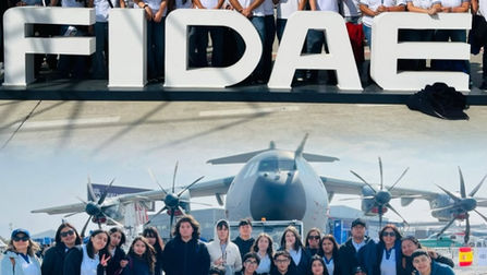 Patricianos realizan visita a la FIDAE