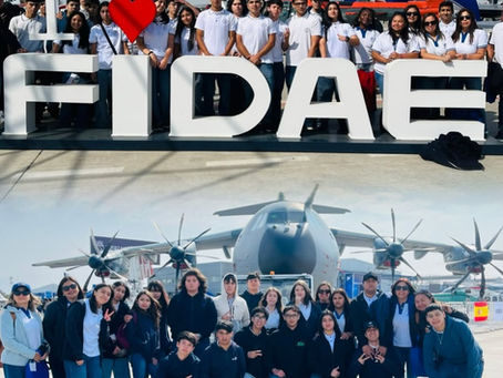 Patricianos realizan visita a la FIDAE