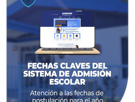 Información Importante sobre Sistema de Admisión Escolar 2027