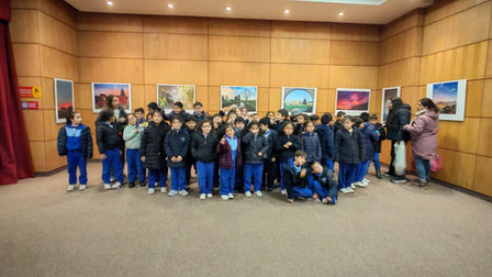 Patricianos de 2° Básico presenciaron obra teatral "Plesiosura Despierta"