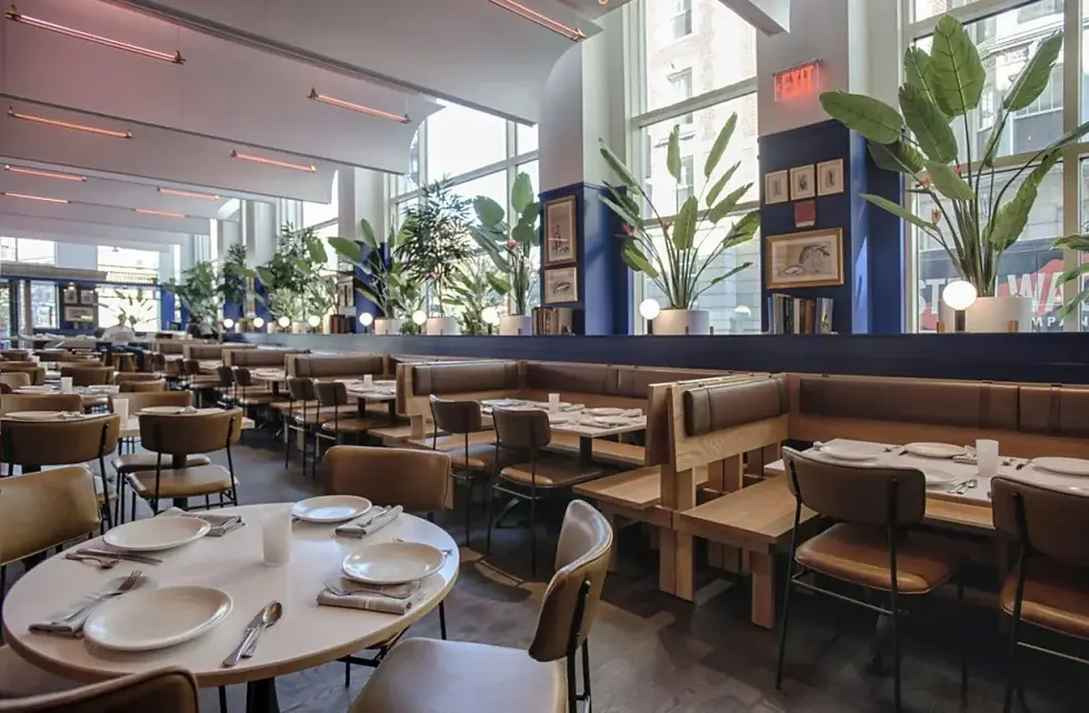 The beautiful interior of Pescador Coastal Grill