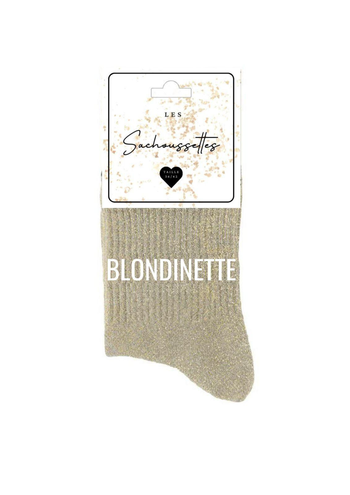 Paire de chaussettes motif : Blondinette