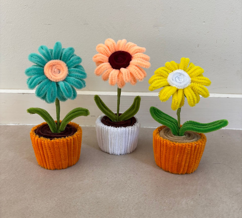 Kid's Pipe Cleaner Flower Pot ($30)