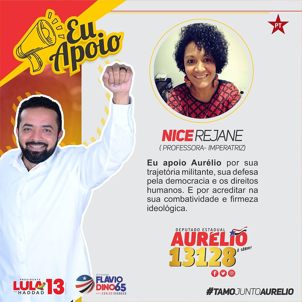 Nice declara apoio para Aurélio Gomes em 2018