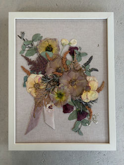 Oatmeal linen mountboard