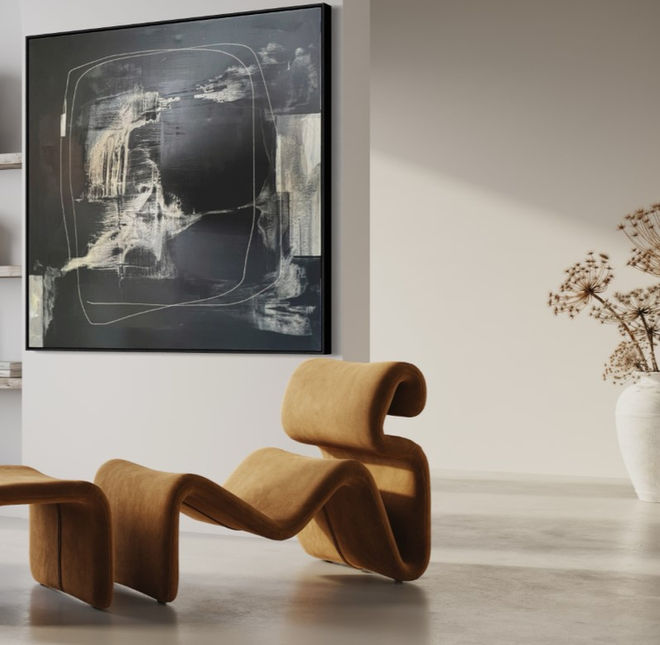 Moody abstract art