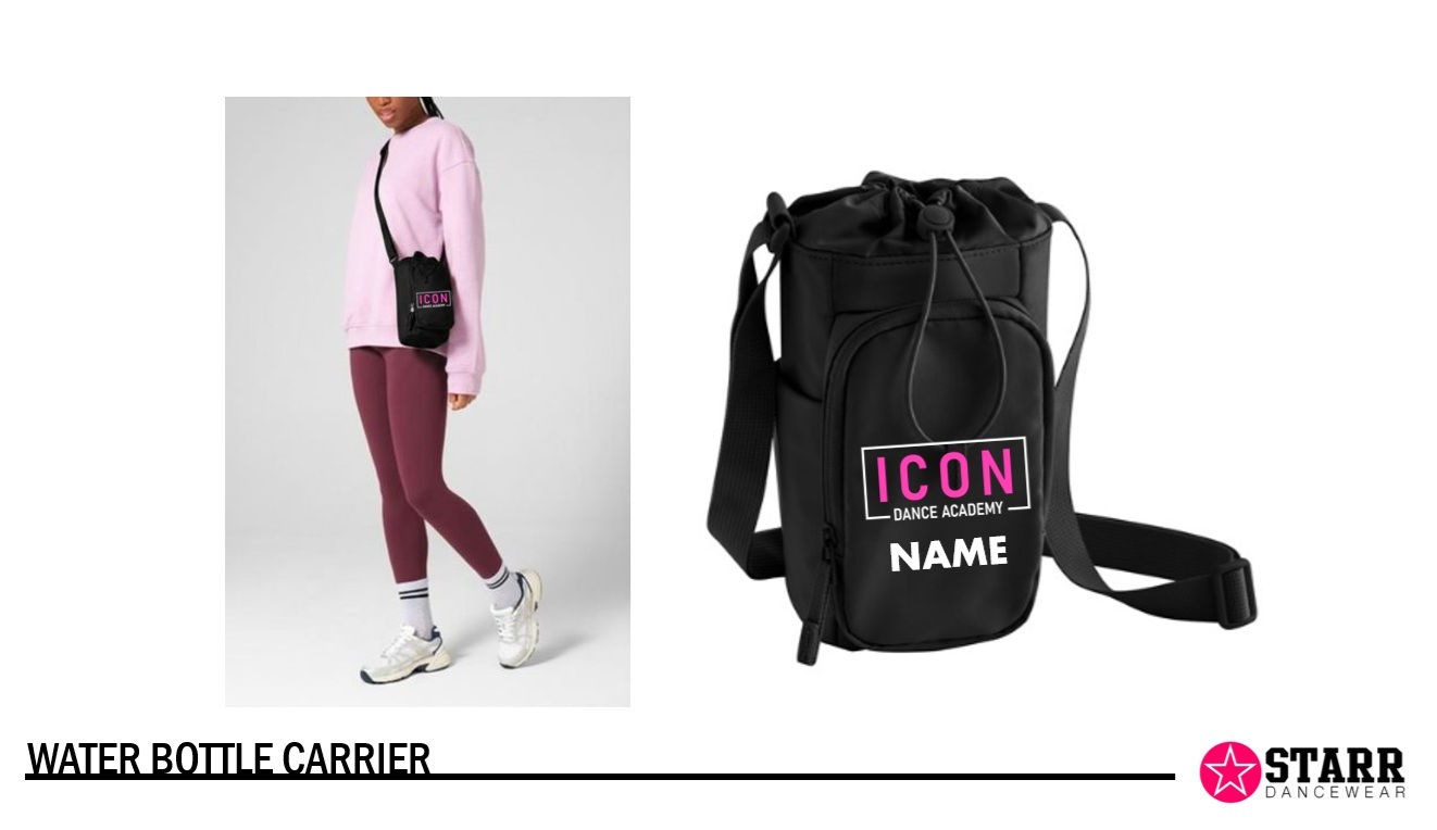 ICON Dance Academy - Water Bottle Carrier