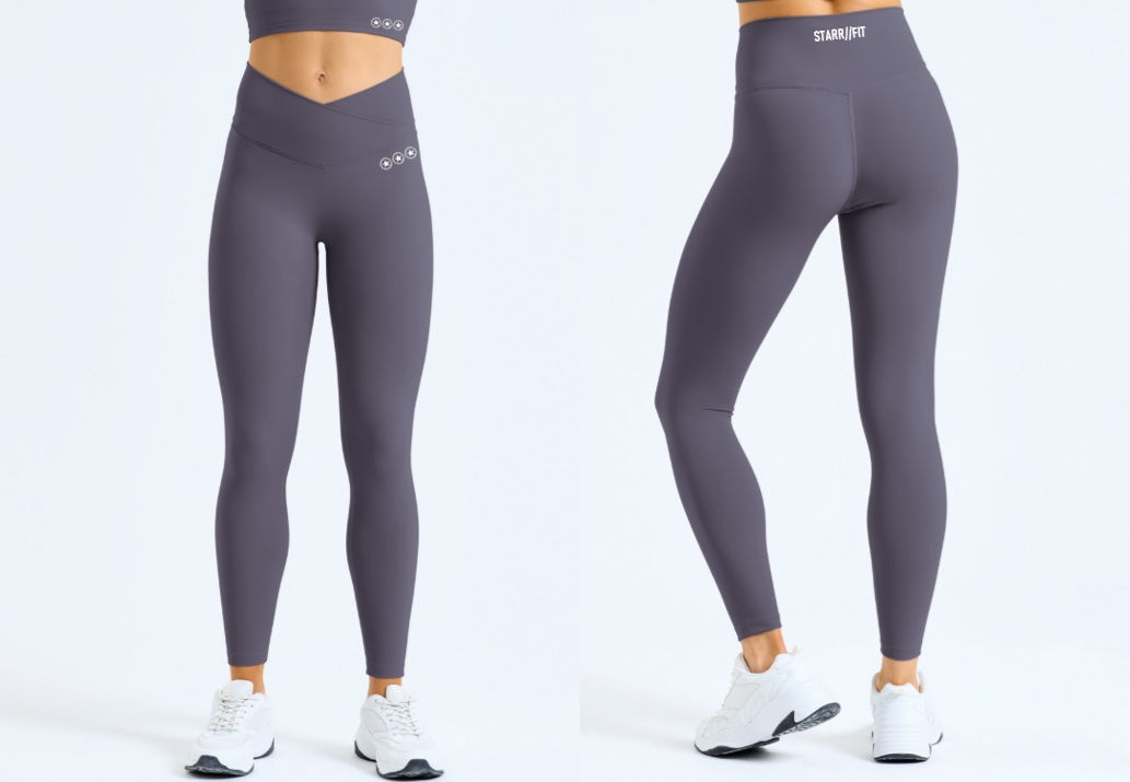 Starr FIT High Waisted Leggings - Grey