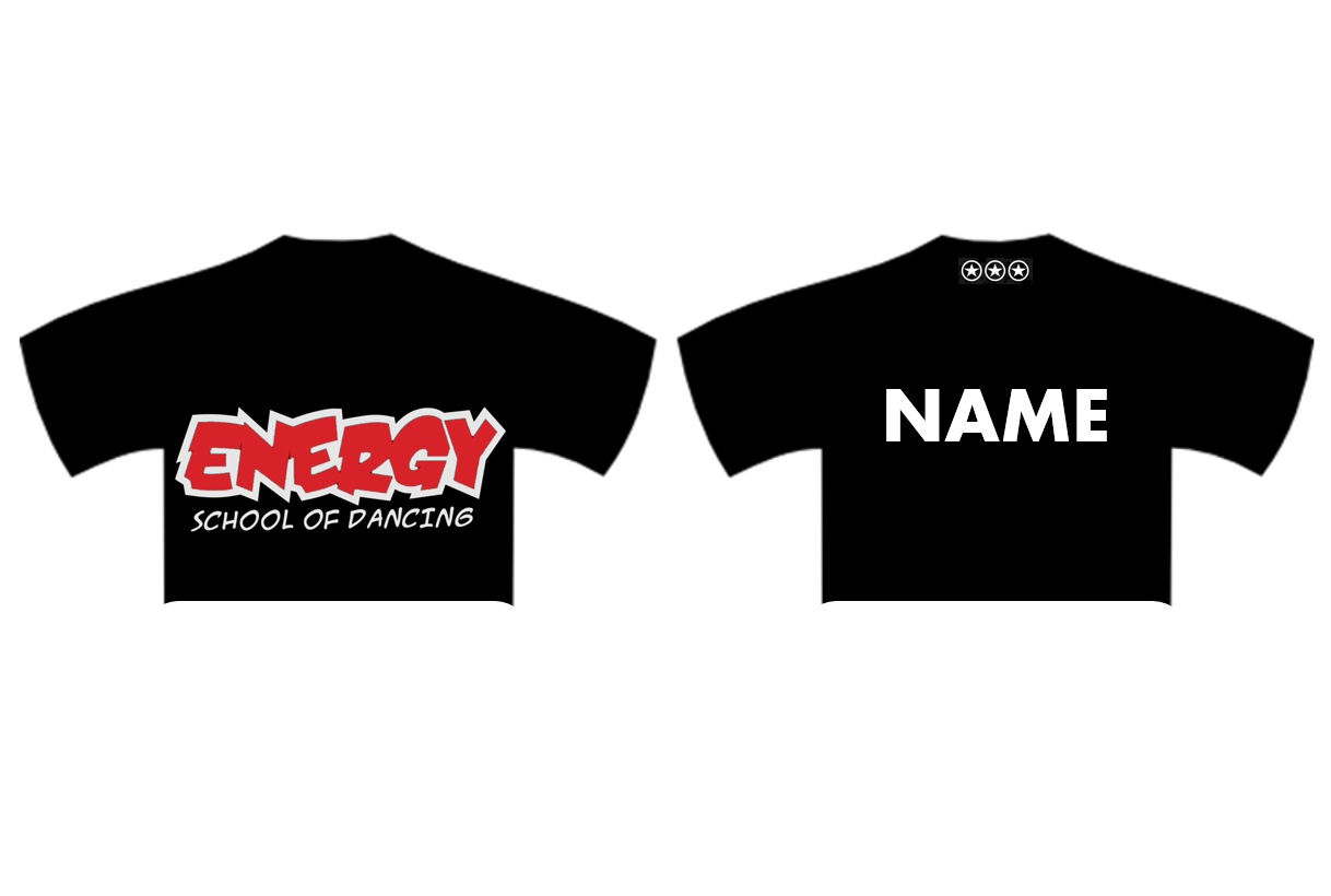 Energy (Standard Print) - Cropped T-Shirt