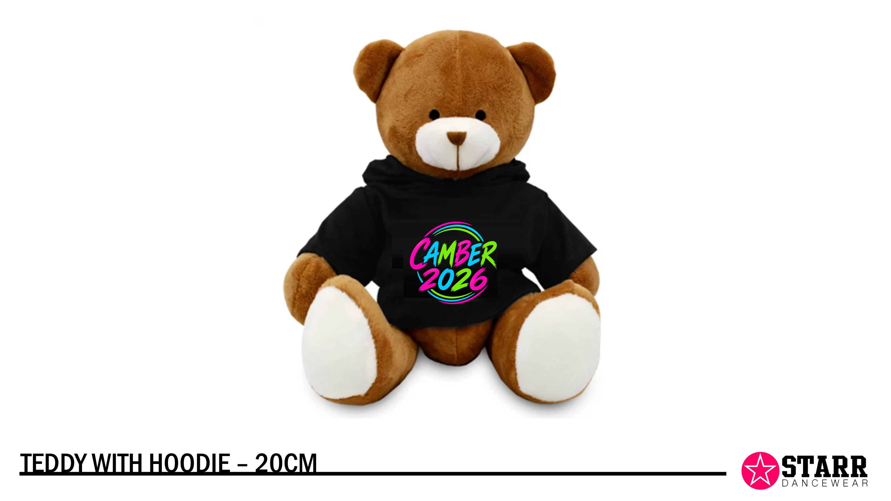 Camber 2026 (Neon Edition) - Teddy with Hoodie 20cm