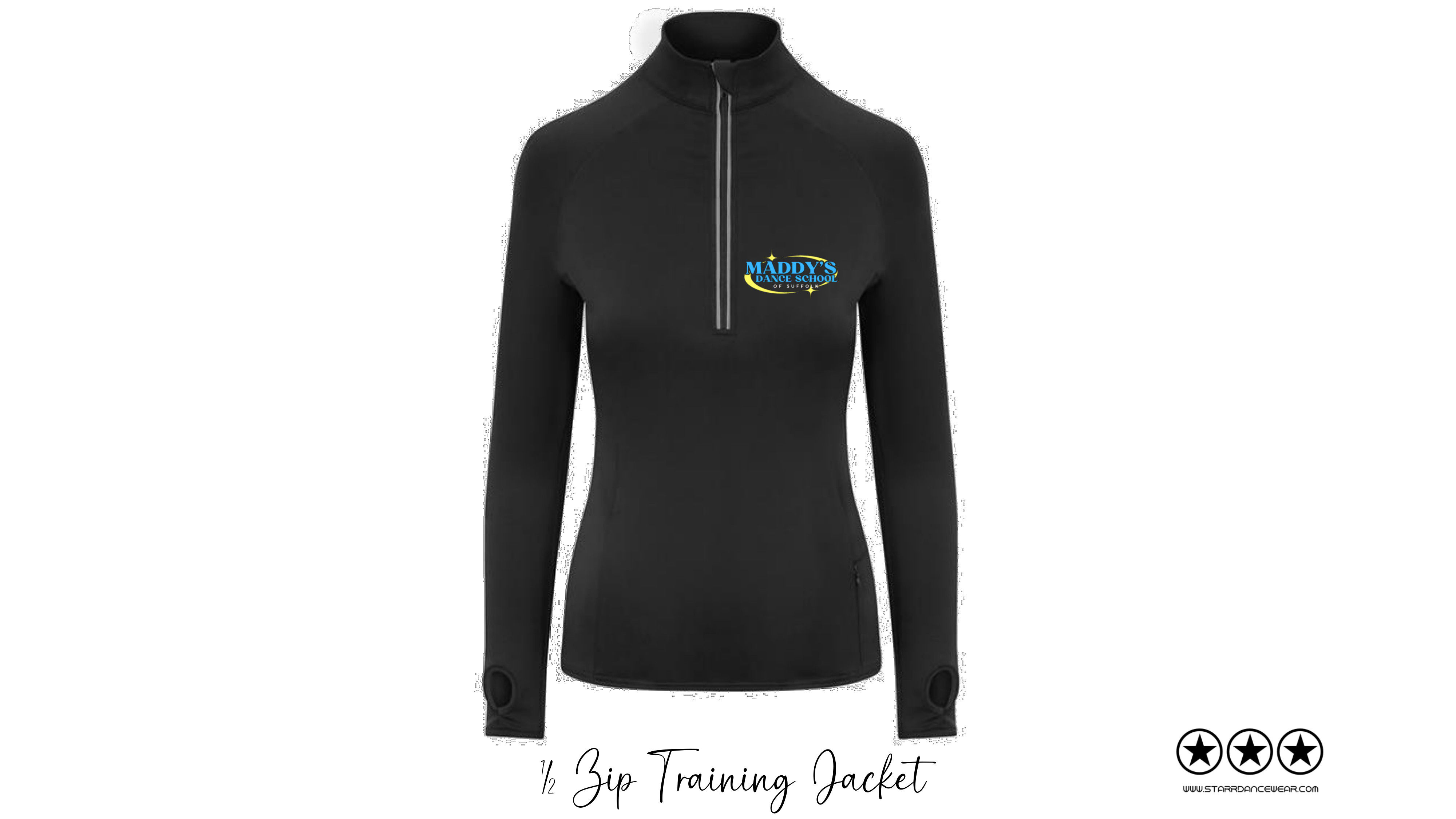 Maddy's Dance School - 1/2 Zip Training Jacket