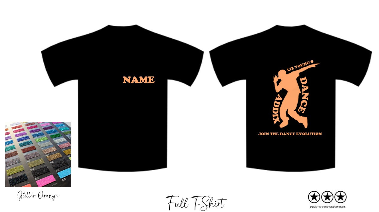 Dance Addix - (Show Top) T-Shirt Black