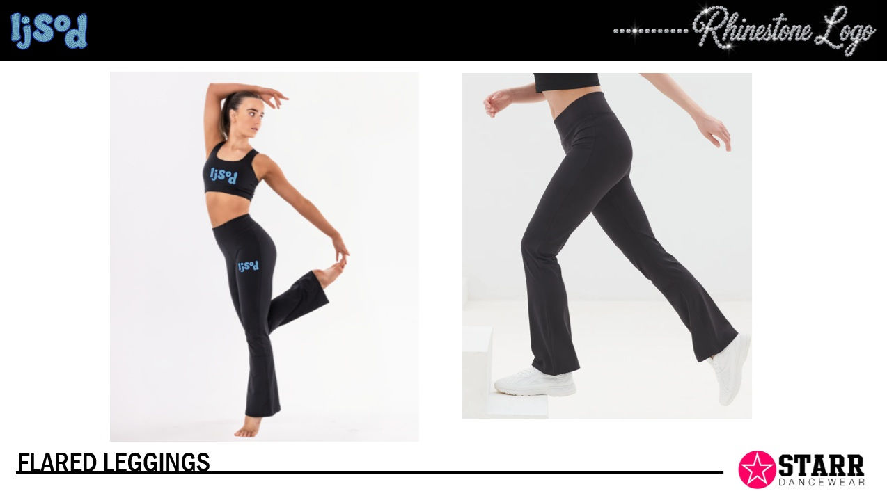 LJSOD Rhinestone Edition - Flared Leggings