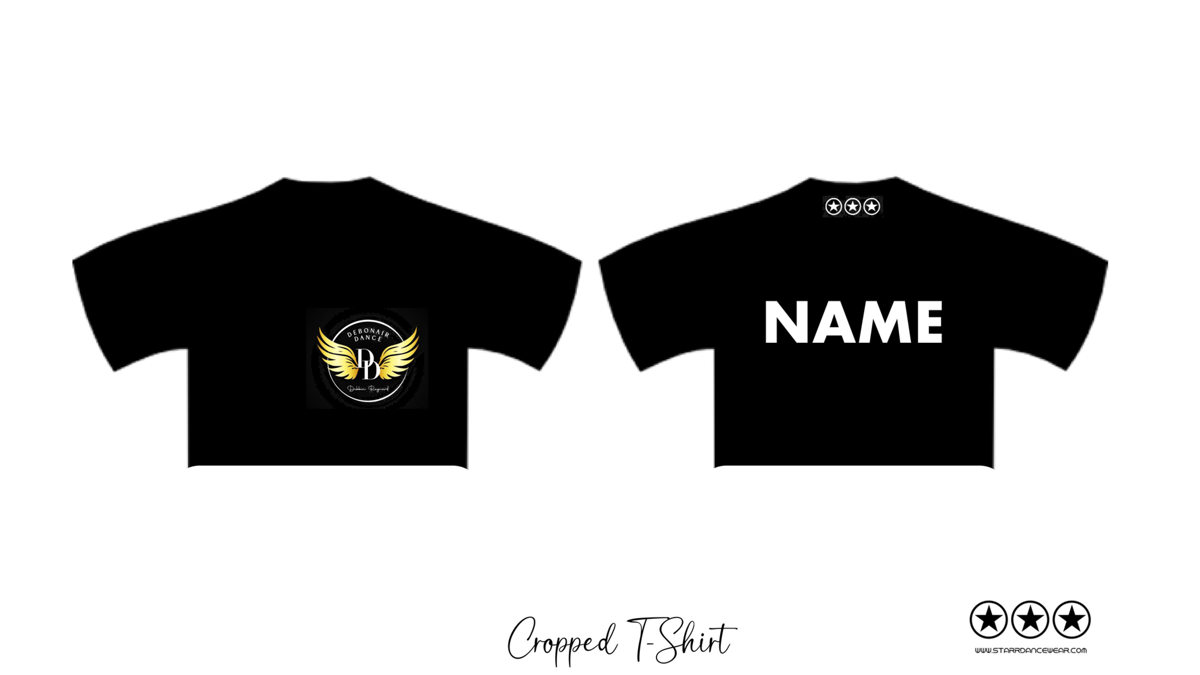 Debonair Dance - Cropped T-Shirt