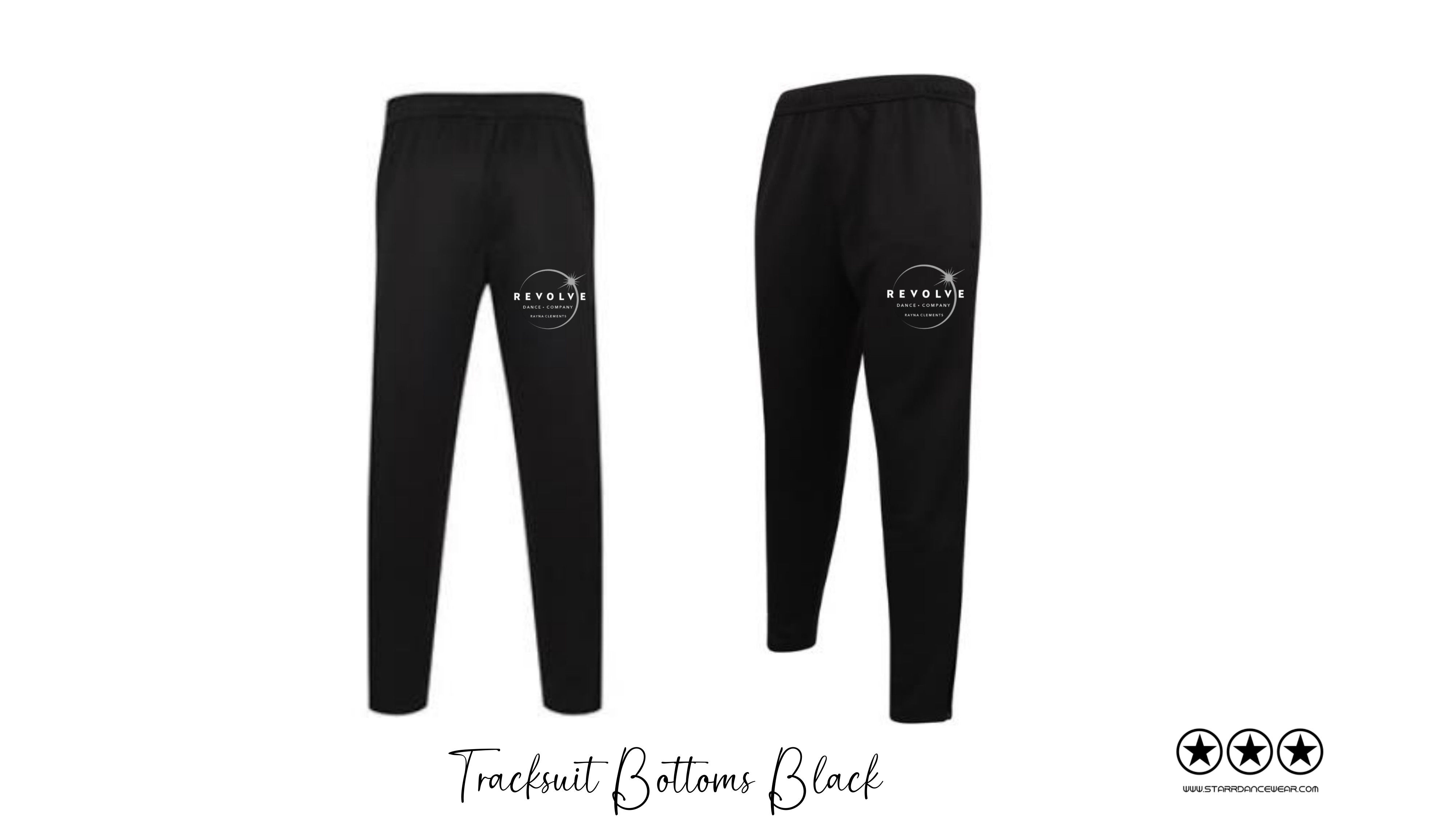 Revolve - Tracksuit Bottoms (Black)