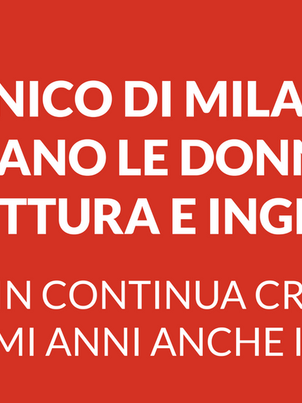 DONNE, ARCHITETTURA E INGEGNERIA: UN TREND IN CRESCITA ANCHE IN TEKNE!