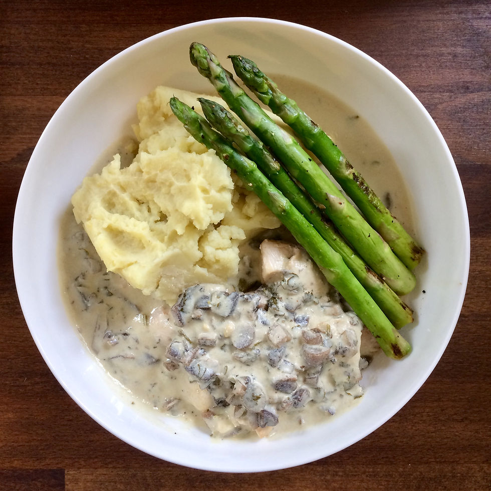 Batch Prep: Creamy Mushroom & Thyme Chicken