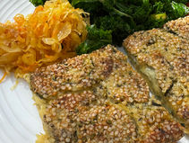 High protein chickpea frittata