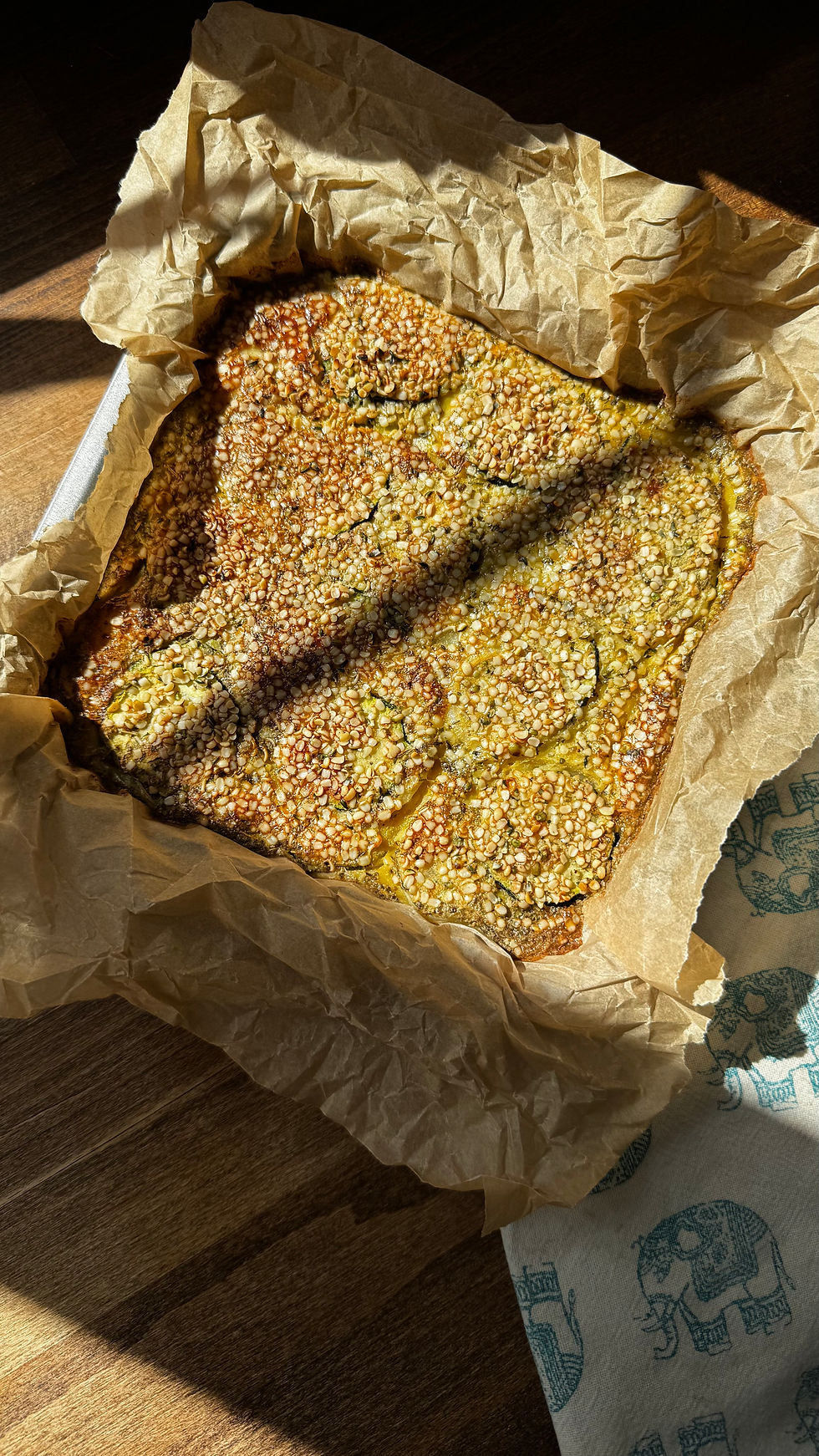 High protein vegan frittata