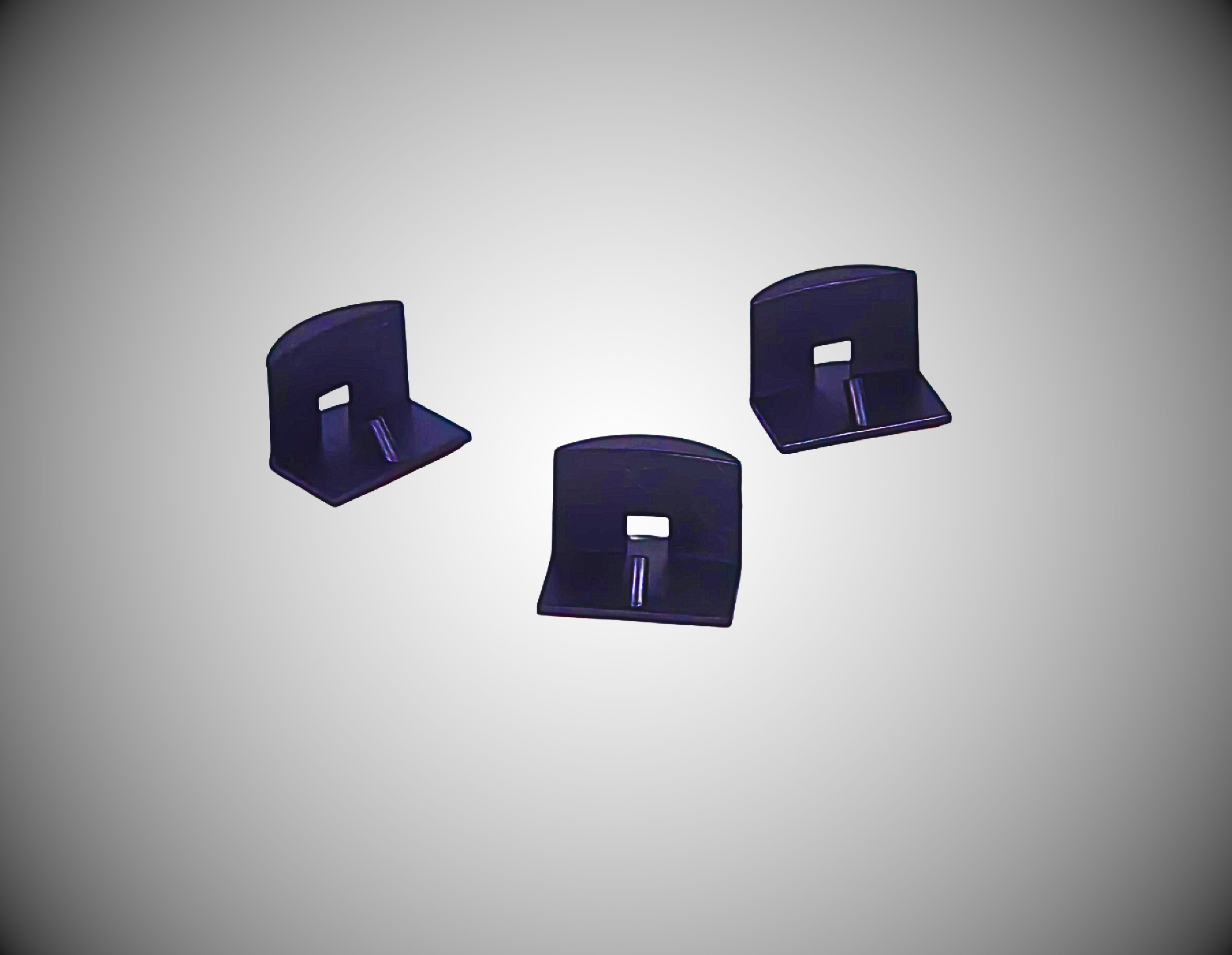 3 SUPPORTS CASQUETTES NOIRS