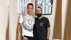 Campeón hasta la piel: el espectacular tatuaje de Di María