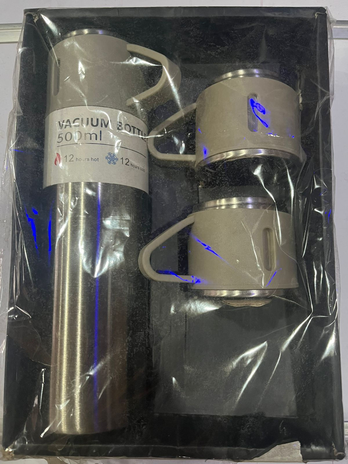 Vaccum Bottle Set 3Cups 500ml